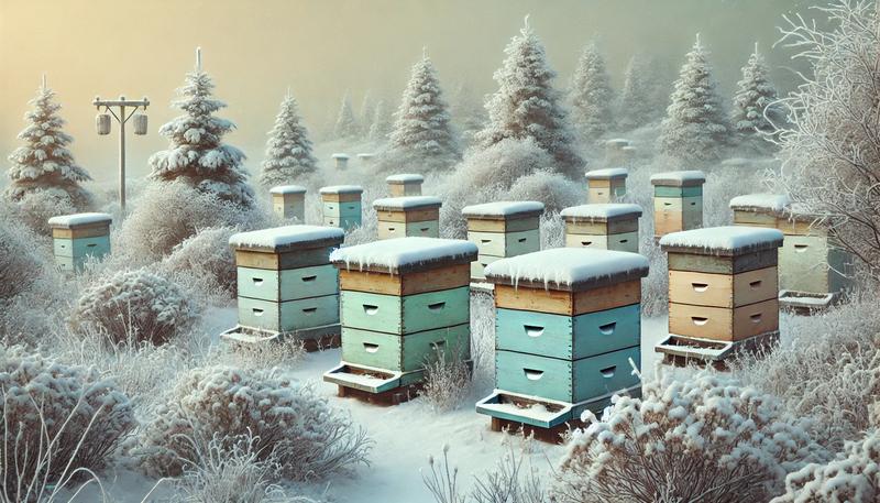 Tajemnice zimowego menu pszczół – co jedzą, gdy mróz za oknem?
